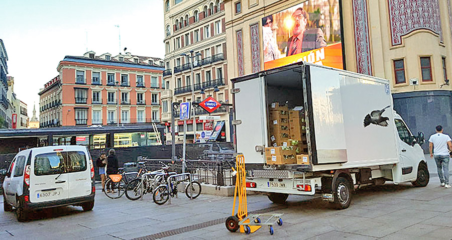 El ayuntamiento de Madrid apostará por modelos de micrologística para el reparto de mercancía en el centro de la ciudad. 