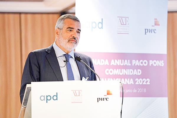 Adolfo Utor, presidente de la naviera valenciana Baleària.