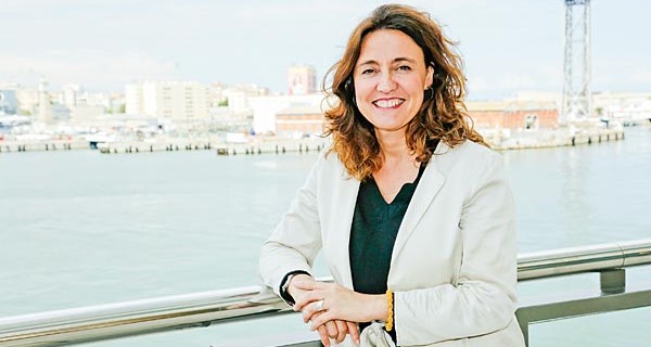 Mercè Conesa, presidenta del puerto.