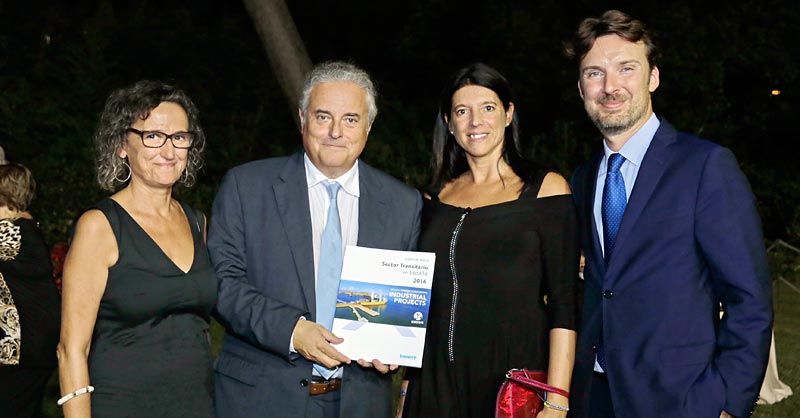 Eva Mármol (Transporte XXI), Enric Ticó (Feteia), Blanca Guitart (Feteia) y Javier Miranda Descalzo (Transporte XXI).