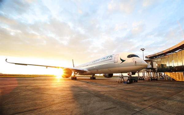 Cathay Pacific tiene ubicado su hub mundial en Hong Kong. 