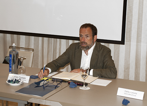 Carlos Castán, presidente de Aeutransmer, en una imagen de archivo. 