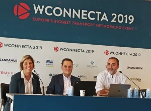 V. Rodríguez (Wtransnet), R. Cuypers (G. Alpega) y F. Douteaud (G. Alpega).