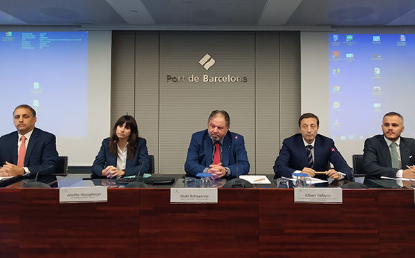 La jornada se celebró ayer en el puerto de Barcelona.
