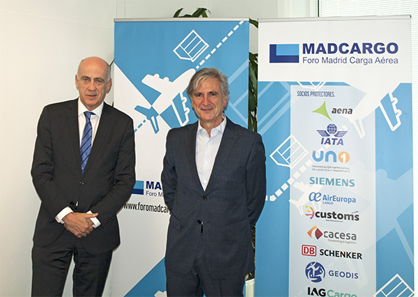 Javier Arán y Jesús Cuéllar, vicepresidente y presidente de Foro MADCargo. 