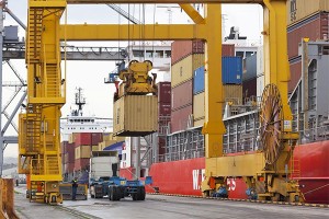 Imagen de las instalaciones de APM Terminals Gijón.