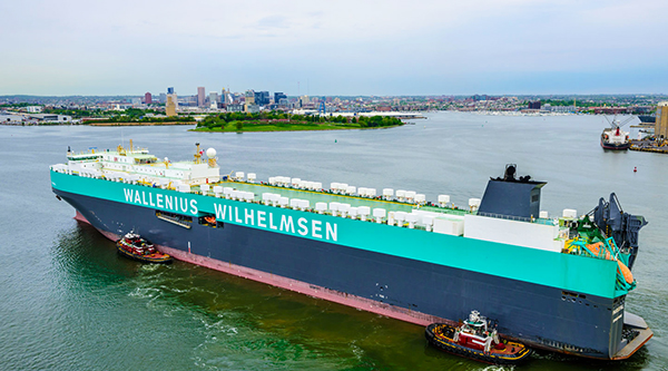 Buque ro-ro de Wallenius Wilhelmsen. 