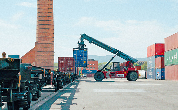 Operaciones en la terminal ferroviaria de TCM.