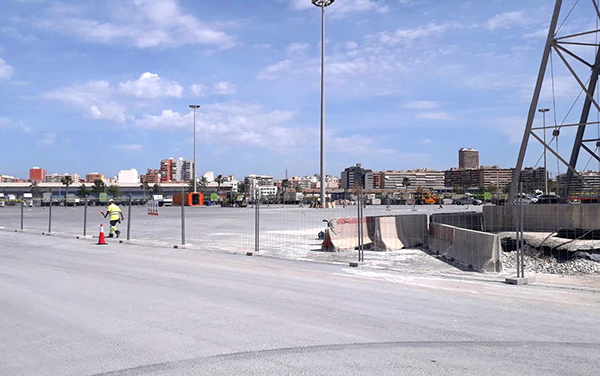 Eiffage ha iniciado las obras en el Muelle 17 del puerto de Alicante.