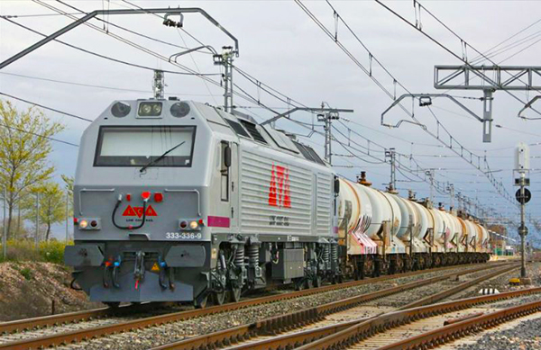 Low Cost Rail dispone de nueve locomotoras en su flota de material de tracción. Foto: LCR