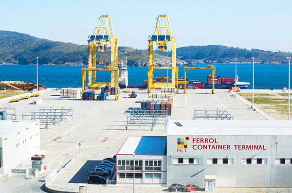 Imagen de las instalaciones de Yilport Ferrol.