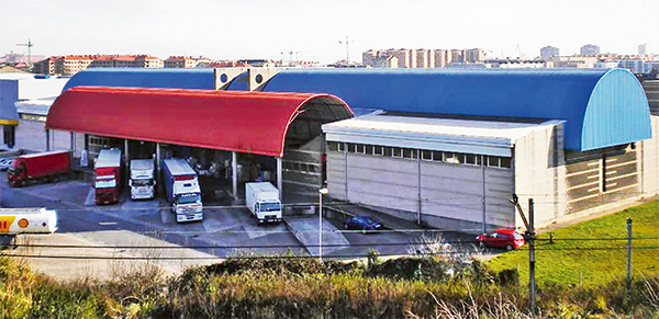 Imagen de las nuevas instalaciones de Grupo Enora en el Centro de Transportes de Gijón.