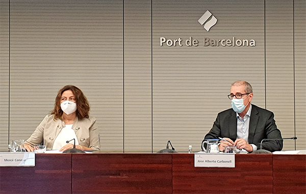 Mercè Conesa, presidentta, y José Alberto Carbonell, director general.