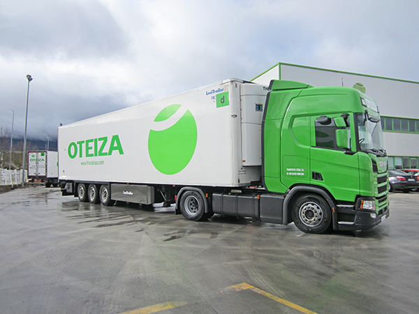 Transportes Oteiza opera con una flota de unos 80 vehículos.