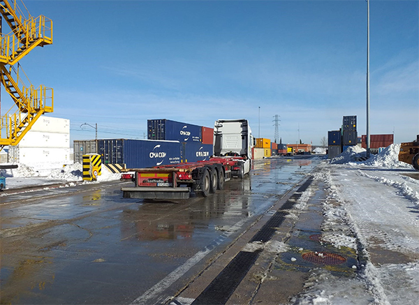 Imagen del puerto seco de Coslada en Madrid. 