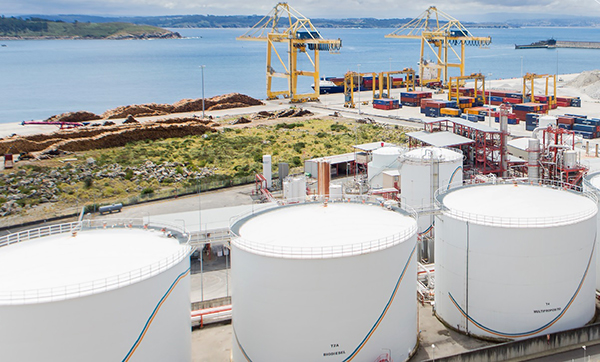 Imagen de las instalaciones de Masan en el puerto de Ferrol.