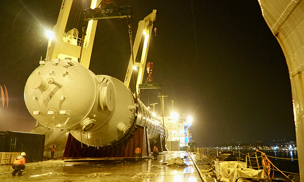 : Imagen de una operativa de project cargo desarrollada por Erhardt Proyectos.