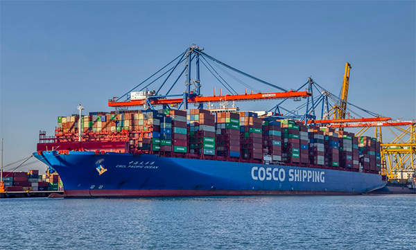 Cosco aumentará sus operaciones en Algeciras.