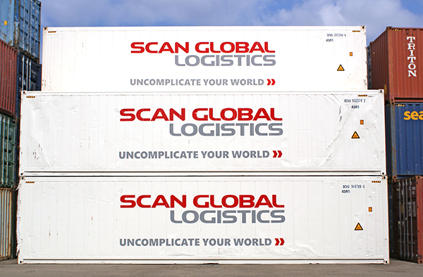 Imagen de contenedores de Scan Global Logistics.