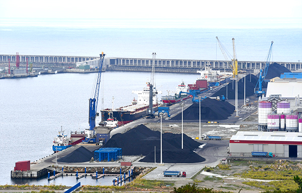 Imagen del puerto exterior de A Coruña.