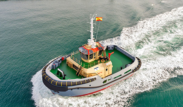 Imagen de la nueva embarcaciones "RG Esva" de Remolques Gijoneses.