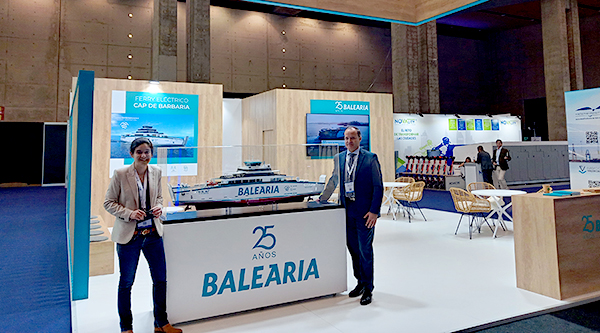 Baleària afianza su apuesta por la sostenibiidad con el primer ferry eléctrico de España.