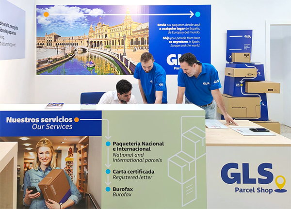 Imagen de un Parcel Shop de GLS Spain.