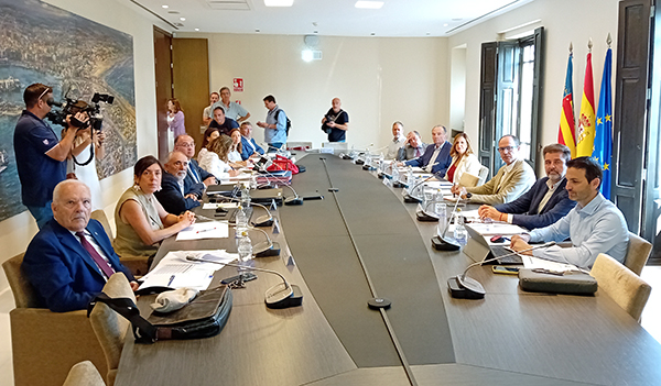 Reunión del consejo de la Autoridad Portuaria del pasado viernes.