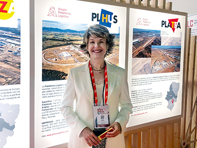 Isabel Velasco, directora Comercial de Aragón Plataforma Logística (APL). 