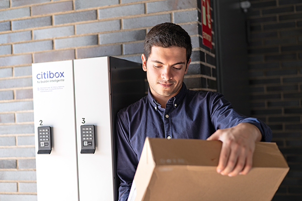 Citibox cuenta con más de 50.000 buzones inteligentes instalados en edificios residenciales.