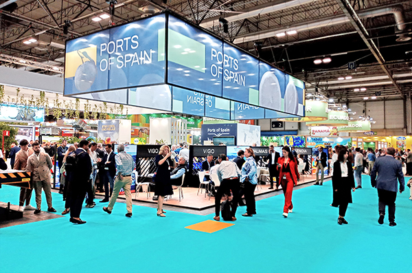 Stand de Puertos del Estado en la edición 2023 de 'Fruit Attraction'. 