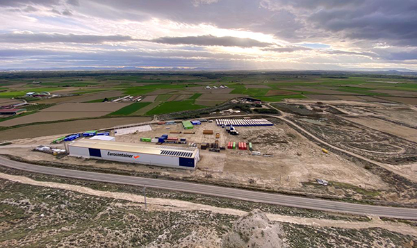 Instalaciones de Eurocontainer en Remolinos (Zaragoza).