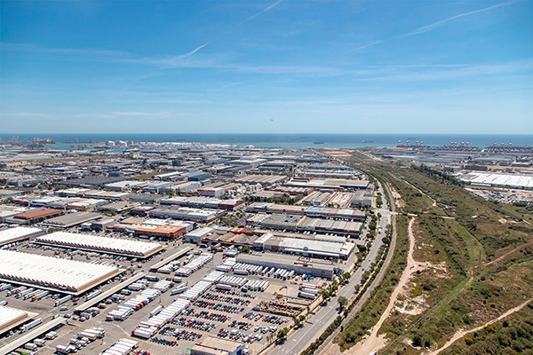 El nudo ferroviario ocupa 68 hectáreas de superficie.