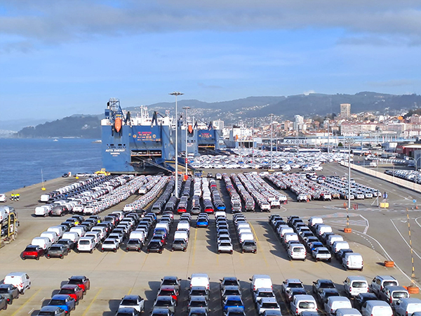 Imagen reciente de la terminal de Bouzas en el puerto de Vigo.