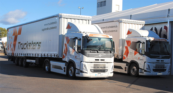 Trucksters opera dos cabezas tractoras eléctricas cero emisiones Volvo FM Electric.