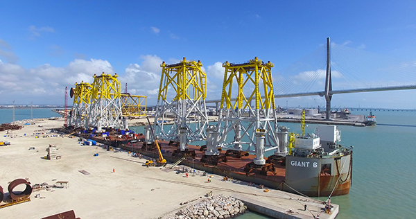 Operaciones de Dragados Offshore en Cádiz.