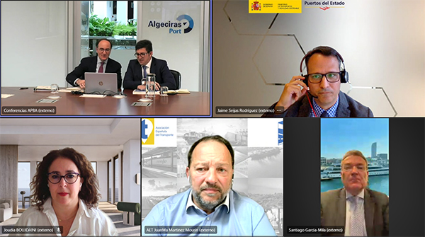 Webinar organizado por AET sobre el ETS en los puertos europeos.