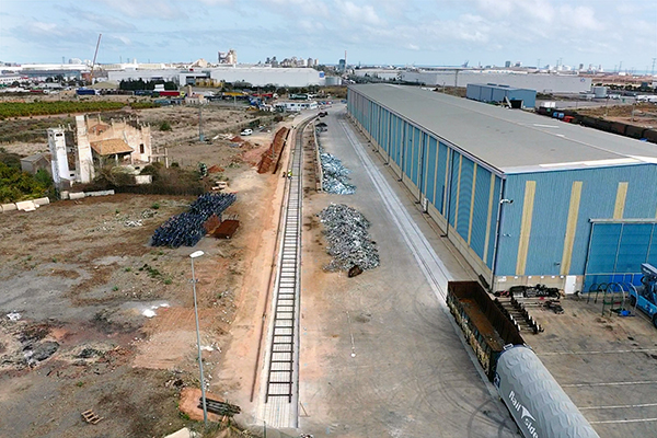 Las obras de modernización y adaptación de la terminal de Sagunto ya se han iniciado.