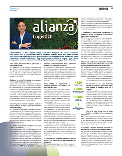 Alianza Logistics cumple 15 años