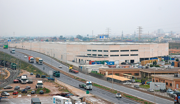 Instalaciones de ID Logistics en la zona sur del puerto de Valencia.