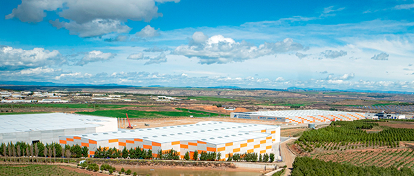 Imagen de la Ecociudad del Transporte de Grupo Arnedo, situada en los municipios riojanos de El Villar de Arnedo y Pradejón.