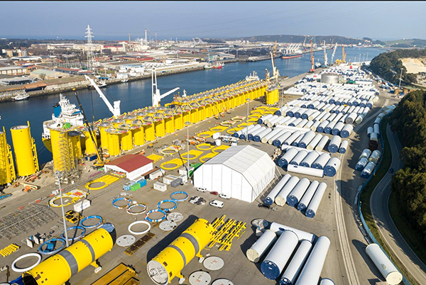 Imagen del puerto de Avilés.