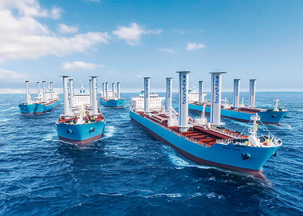 Bound4blue equipará a cinco buques de Maersk Tankers con su tecnología de velas de succión.