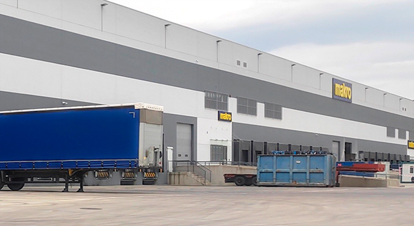Imagen de la plataforma logística de Makro en Galdakao.