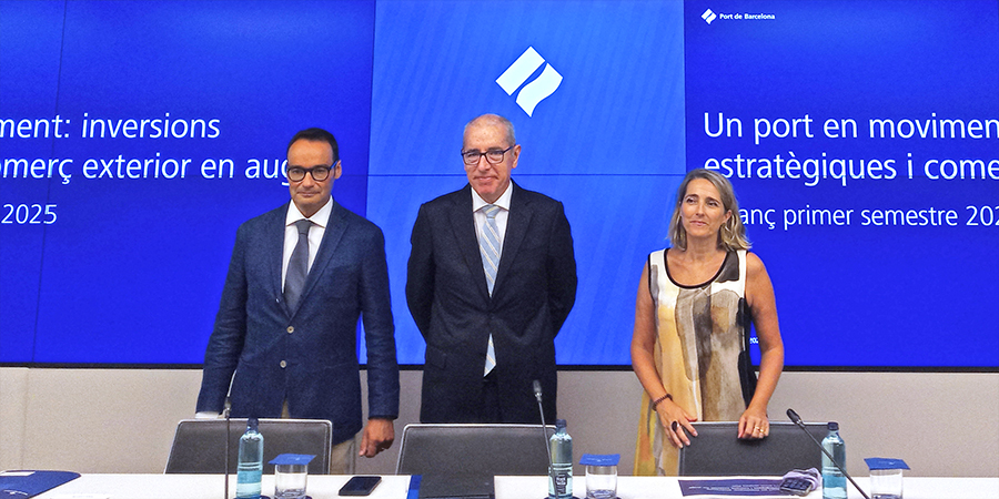 Presentación resultados puerto de Barcelona