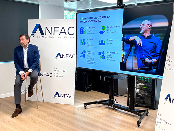 El director general de Anfac, José López-Tafall, durante la presentación del informe anual de la entidad.