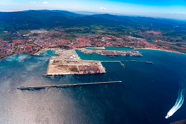 Imagen del puerto de Algeciras.