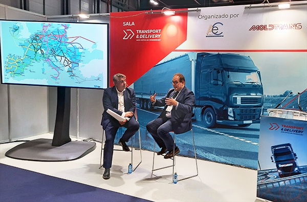 José Antonio Sebastián, comisionado del Corredor Atlántico, durante su intervención en la jornada organizada por ACE,