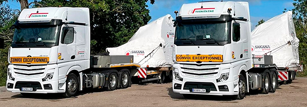 Transportes Sakana, Transbiaga y Oraá Hermanos se sitúan entre los principales proveedores de carretera de Sakana Group.
