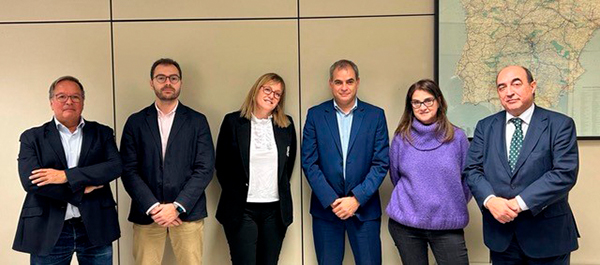 Representantes del Clúster Académico del Transporte y la Movilidad Segura y Sostenible reunidos con la Subdirección de Transportes del Ministerio